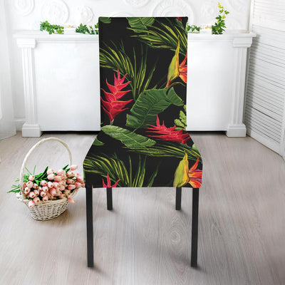 Bird Of Paradise Pattern Print Design BOP010 Dining Chair Slipcover-JORJUNE.COM