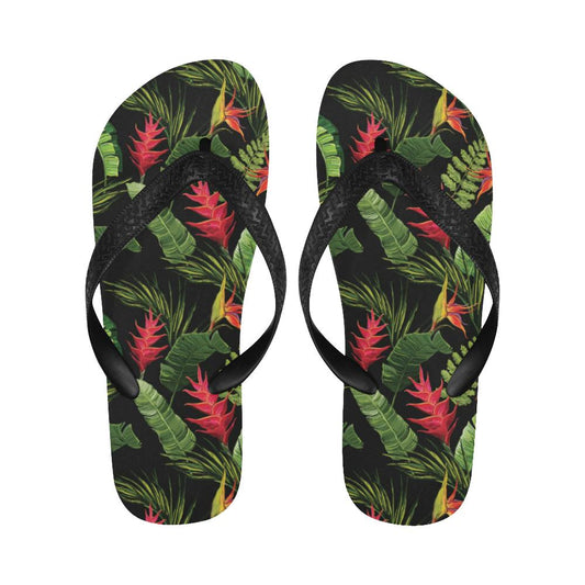 Bird Of Paradise Pattern Print Design BOP010 Flip Flops-JorJune