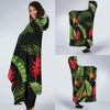 Bird Of Paradise Pattern Print Design BOP010 Hooded Blanket-JORJUNE.COM