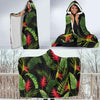 Bird Of Paradise Pattern Print Design BOP010 Hooded Blanket-JORJUNE.COM