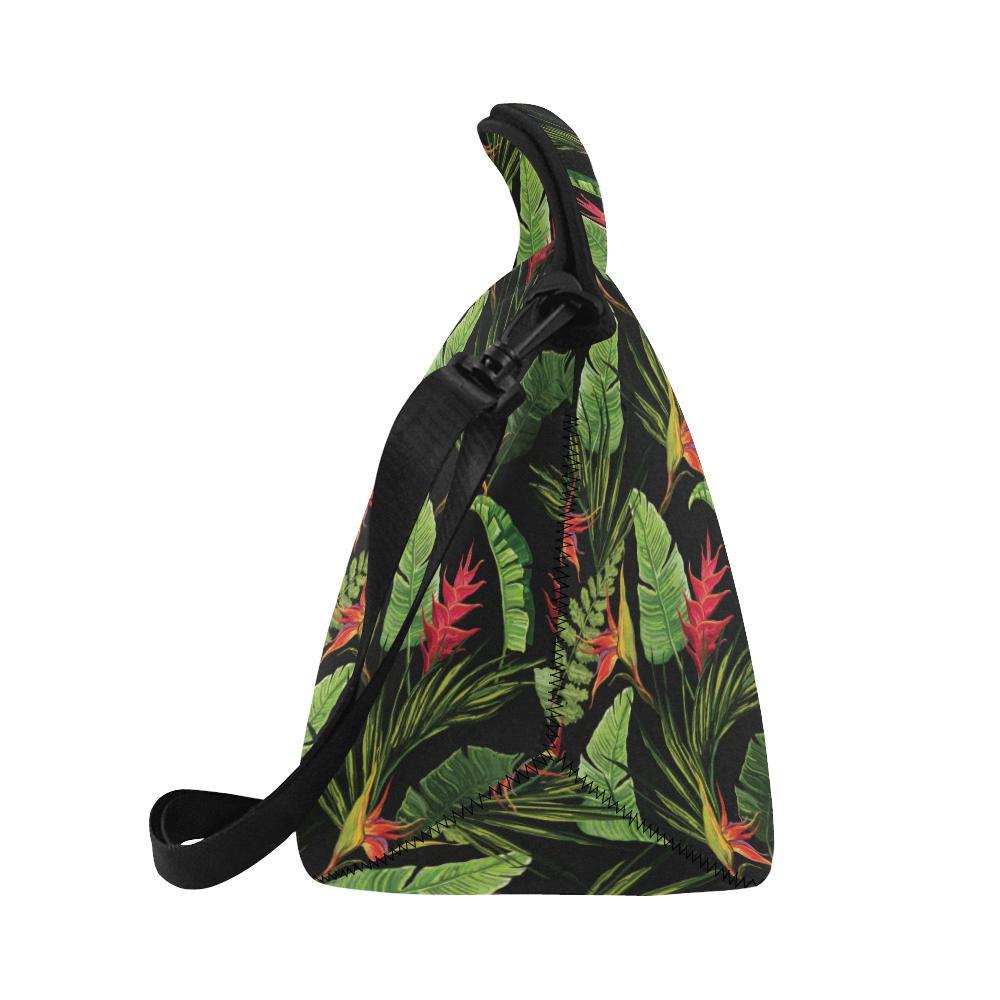 Bird Of Paradise Pattern Print Design BOP010 Neoprene Lunch Bag-JorJune