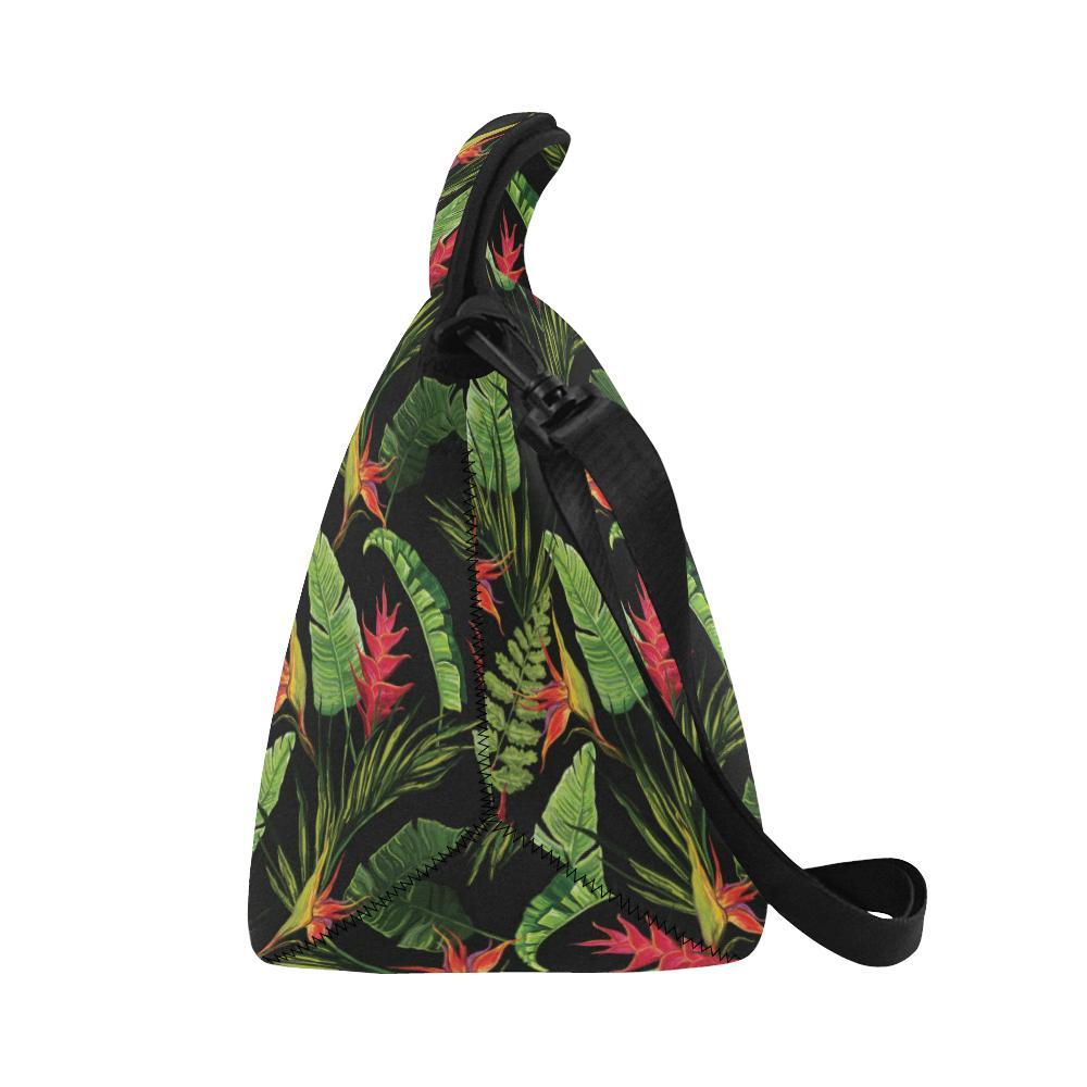 Bird Of Paradise Pattern Print Design BOP010 Neoprene Lunch Bag-JorJune