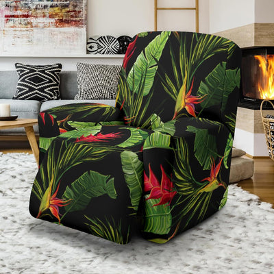 Bird Of Paradise Pattern Print Design BOP010 Recliner Slipcover-JORJUNE.COM