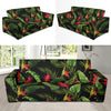 Bird Of Paradise Pattern Print Design BOP010 Sofa Slipcover-JORJUNE.COM