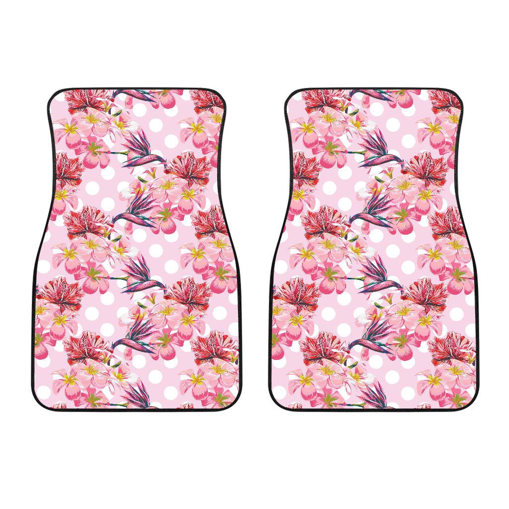 Bird Of Paradise Pattern Print Design BOP011 Car Floor Mats-JorJune