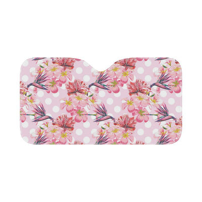 Bird Of Paradise Pattern Print Design BOP011 Car Sun Shade-JorJune