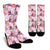 Bird Of Paradise Pattern Print Design BOP011 Crew Socks-JORJUNE.COM