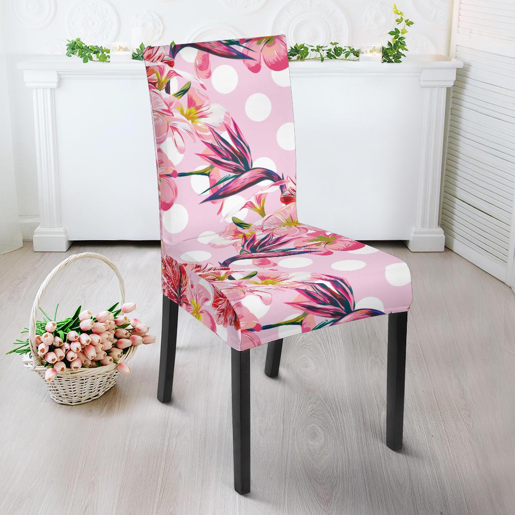 Bird Of Paradise Pattern Print Design BOP011 Dining Chair Slipcover-JORJUNE.COM