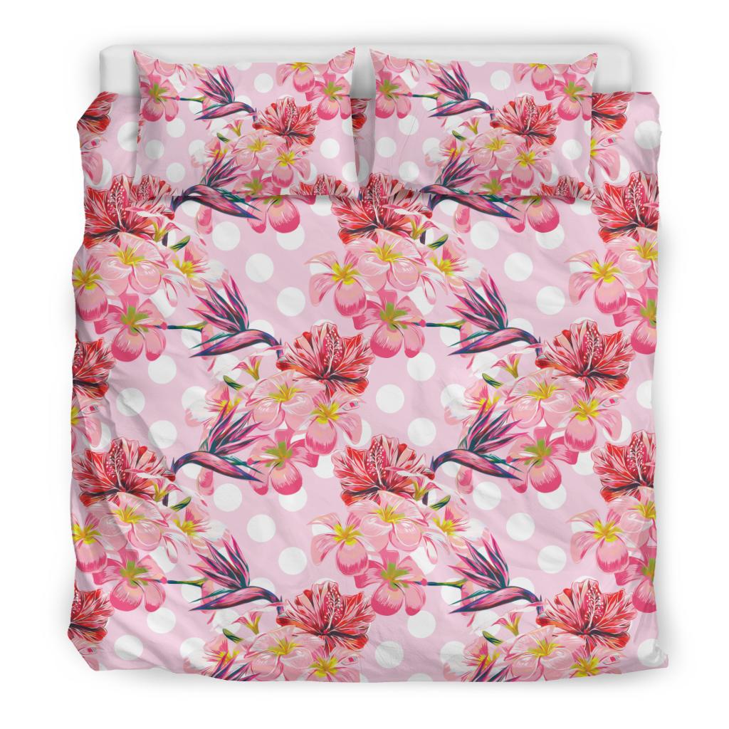 Bird Of Paradise Pattern Print Design BOP011 Duvet Cover Bedding Set-JORJUNE.COM