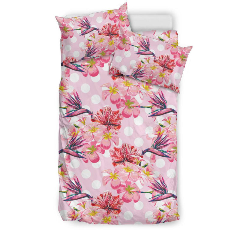 Bird Of Paradise Pattern Print Design BOP011 Duvet Cover Bedding Set-JORJUNE.COM