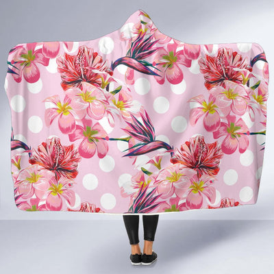 Bird Of Paradise Pattern Print Design BOP011 Hooded Blanket-JORJUNE.COM