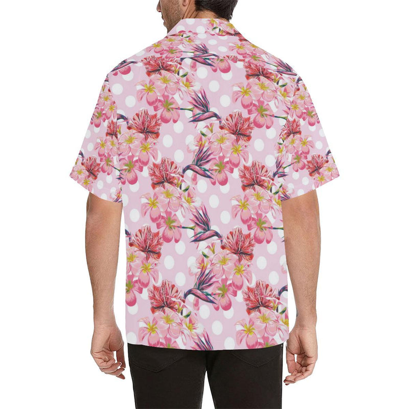 Bird Of Paradise Pattern Print Design BOP011 Men Hawaiian Shirt-JorJune