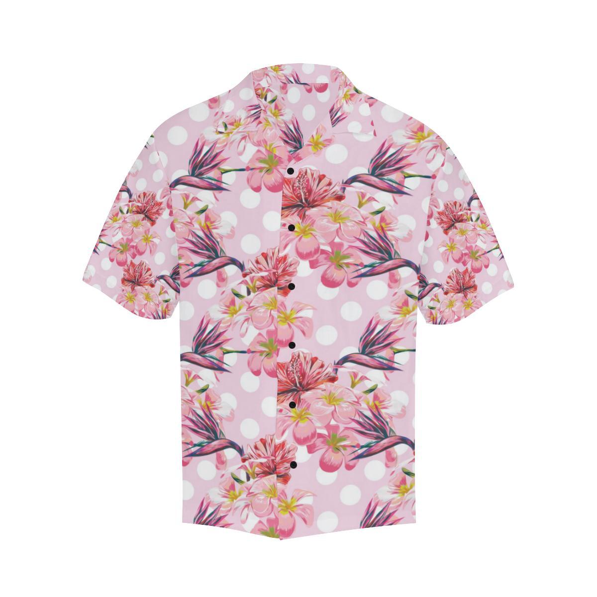 Bird Of Paradise Pattern Print Design BOP011 Men Hawaiian Shirt-JorJune