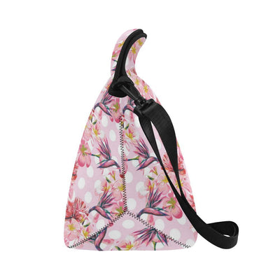 Bird Of Paradise Pattern Print Design BOP011 Neoprene Lunch Bag-JorJune