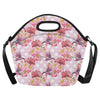 Bird Of Paradise Pattern Print Design BOP011 Neoprene Lunch Bag-JorJune