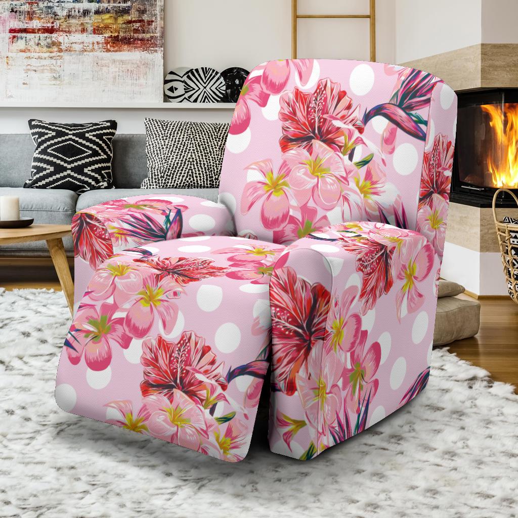 Bird Of Paradise Pattern Print Design BOP011 Recliner Slipcover-JORJUNE.COM