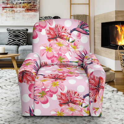 Bird Of Paradise Pattern Print Design BOP011 Recliner Slipcover-JORJUNE.COM