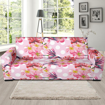 Bird Of Paradise Pattern Print Design BOP011 Sofa Slipcover-JORJUNE.COM