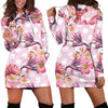 Bird Of Paradise Pattern Print Design BOP011 Women Hoodie Dress