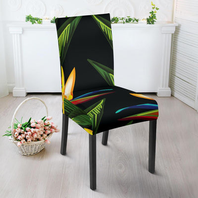 Bird Of Paradise Pattern Print Design BOP012 Dining Chair Slipcover-JORJUNE.COM