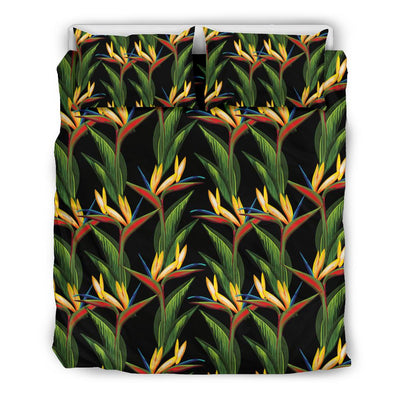 Bird Of Paradise Pattern Print Design BOP012 Duvet Cover Bedding Set-JORJUNE.COM