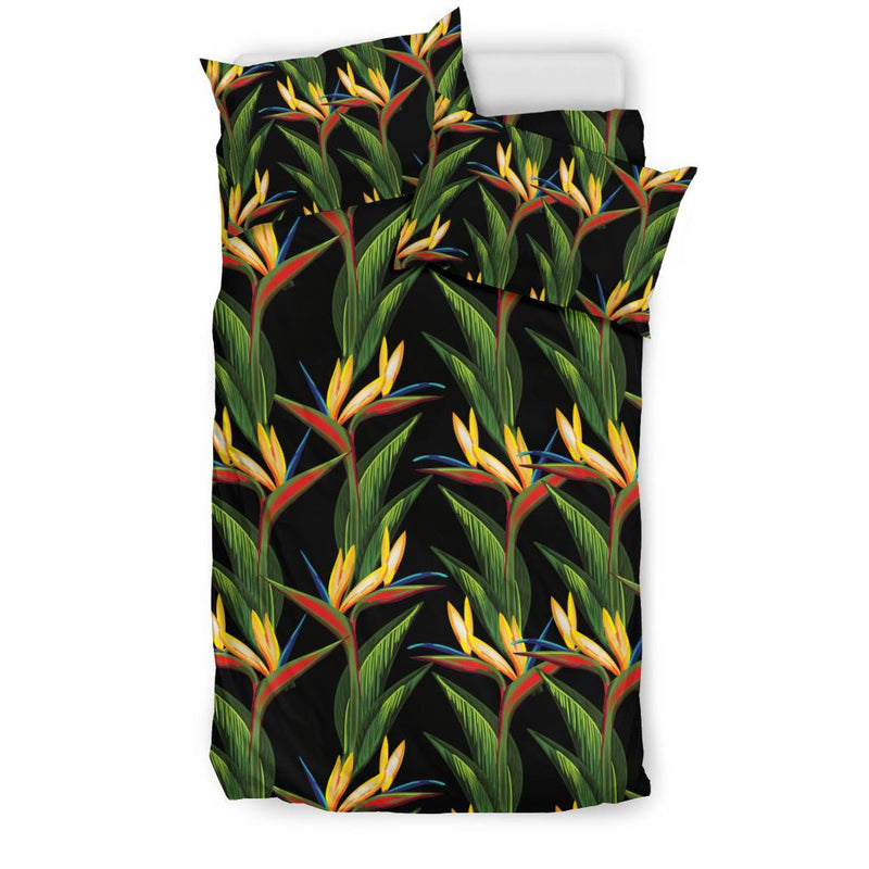 Bird Of Paradise Pattern Print Design BOP012 Duvet Cover Bedding Set-JORJUNE.COM