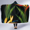 Bird Of Paradise Pattern Print Design BOP012 Hooded Blanket-JORJUNE.COM