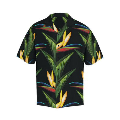 Bird Of Paradise Pattern Print Design BOP012 Men Hawaiian Shirt-JorJune