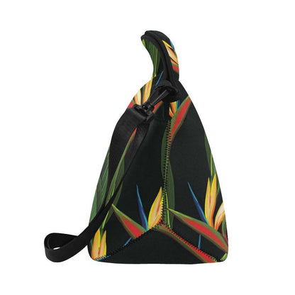 Bird Of Paradise Pattern Print Design BOP012 Neoprene Lunch Bag-JorJune