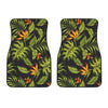 Bird Of Paradise Pattern Print Design BOP013 Car Floor Mats-JorJune