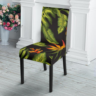 Bird Of Paradise Pattern Print Design BOP013 Dining Chair Slipcover-JORJUNE.COM