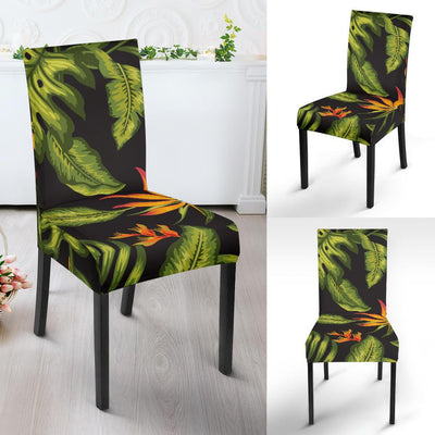 Bird Of Paradise Pattern Print Design BOP013 Dining Chair Slipcover-JORJUNE.COM