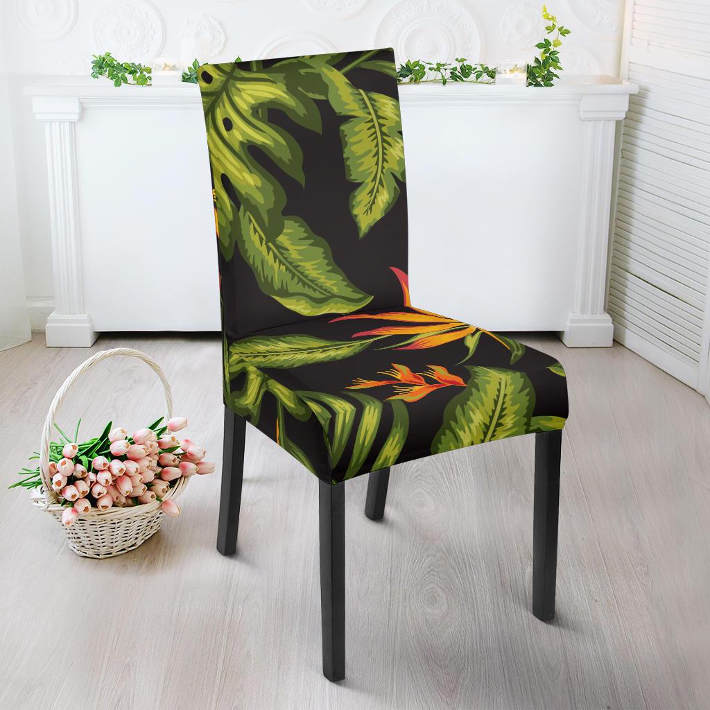 Bird Of Paradise Pattern Print Design BOP013 Dining Chair Slipcover-JORJUNE.COM