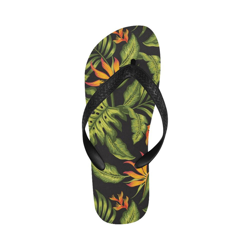 Bird Of Paradise Pattern Print Design BOP013 Flip Flops-JorJune