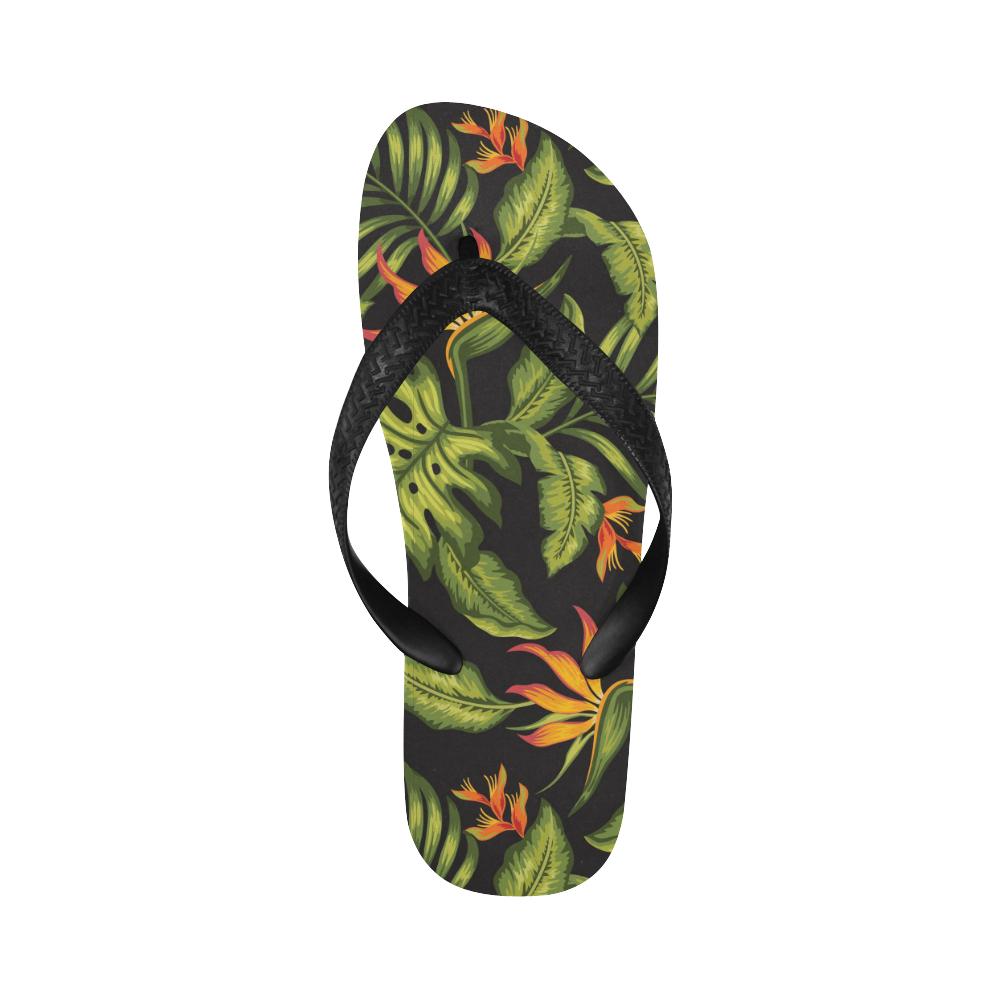 Bird Of Paradise Pattern Print Design BOP013 Flip Flops-JorJune