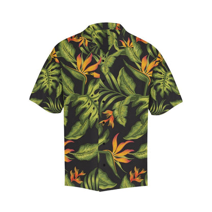 Bird Of Paradise Pattern Print Design BOP013 Men Hawaiian Shirt-JorJune