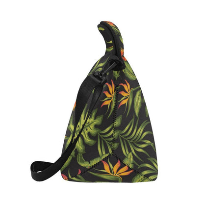 Bird Of Paradise Pattern Print Design BOP013 Neoprene Lunch Bag-JorJune