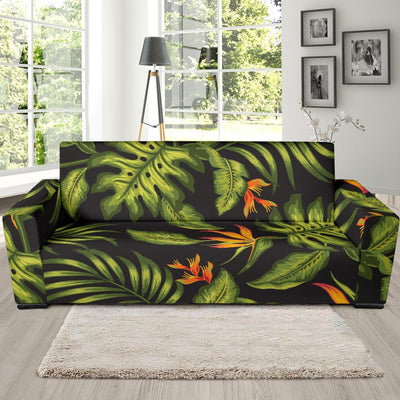 Bird Of Paradise Pattern Print Design BOP013 Sofa Slipcover-JORJUNE.COM