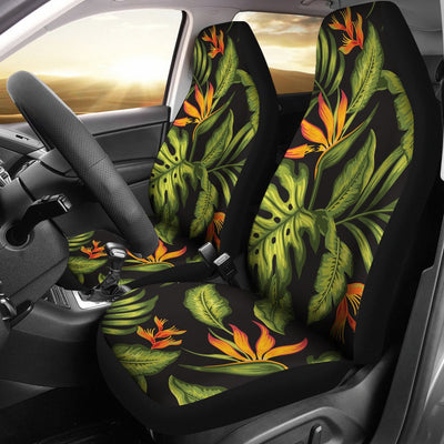 Bird Of Paradise Pattern Print Design BOP013 Universal Fit Car Seat Covers