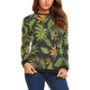 Bird Of Paradise Pattern Print Design BOP013 Women Long Sleeve Sweatshirt-JorJune