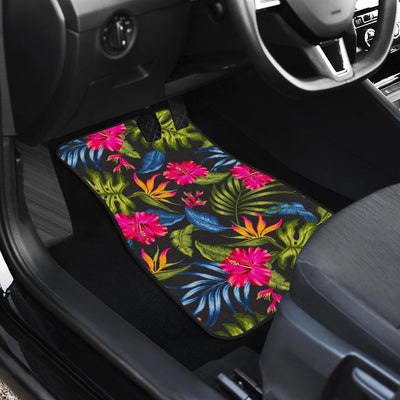 Bird Of Paradise Pattern Print Design BOP014 Car Floor Mats-JorJune