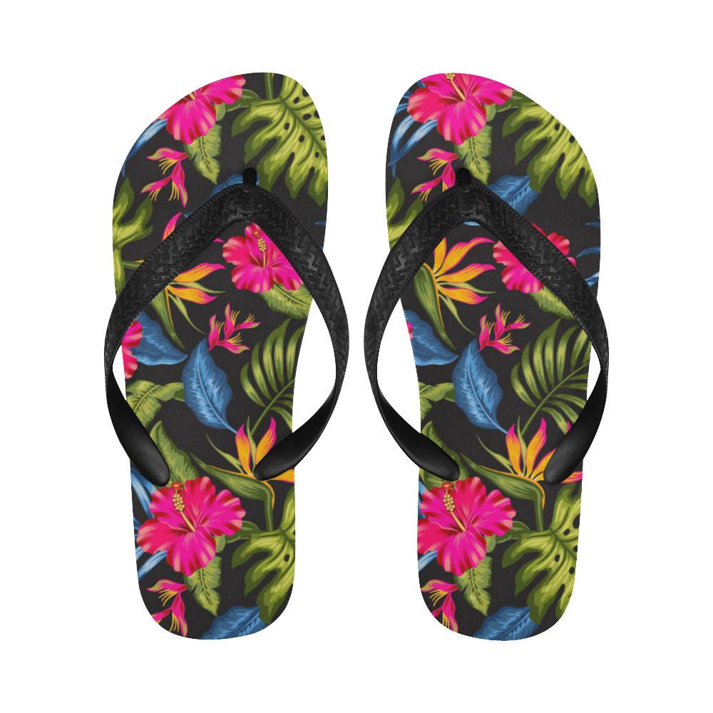 Bird Of Paradise Pattern Print Design BOP014 Flip Flops-JorJune