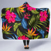 Bird Of Paradise Pattern Print Design BOP014 Hooded Blanket-JORJUNE.COM