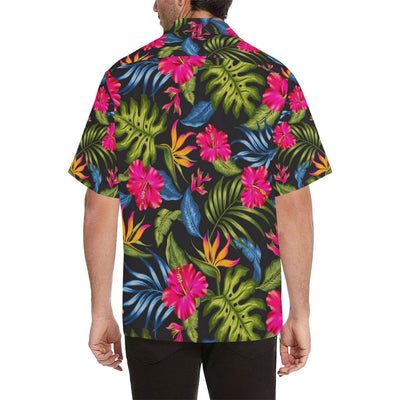 Bird Of Paradise Pattern Print Design BOP014 Men Hawaiian Shirt-JorJune