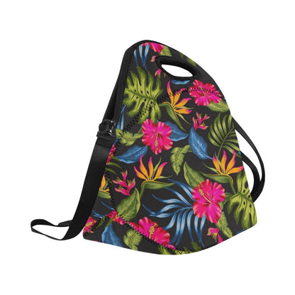 Bird Of Paradise Pattern Print Design BOP014 Neoprene Lunch Bag-JorJune