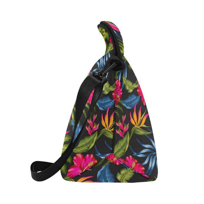 Bird Of Paradise Pattern Print Design BOP014 Neoprene Lunch Bag-JorJune