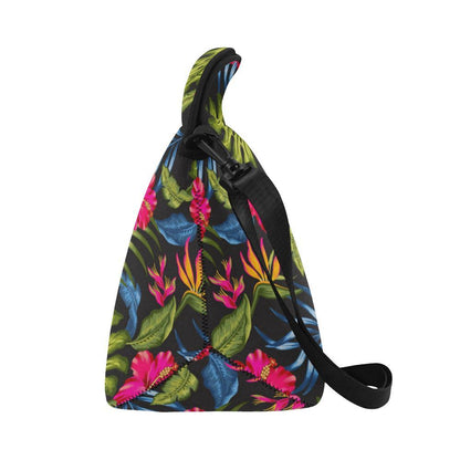 Bird Of Paradise Pattern Print Design BOP014 Neoprene Lunch Bag-JorJune