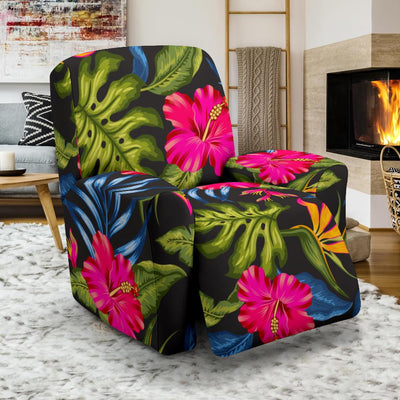 Bird Of Paradise Pattern Print Design BOP014 Recliner Slipcover-JORJUNE.COM