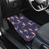 Bird Of Paradise Pattern Print Design BOP015 Car Floor Mats-JorJune