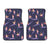 Bird Of Paradise Pattern Print Design BOP015 Car Floor Mats-JorJune